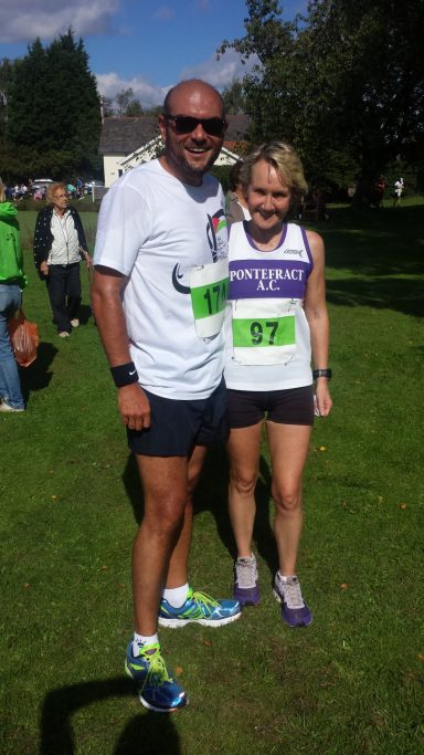 Running for colorectal cancer with colleagues from the surgical assessment unit at Jimmy's