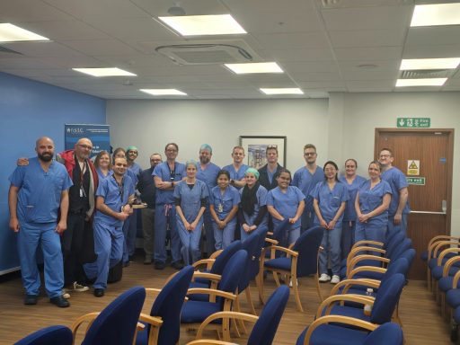 Teaching at Definitive Skills in Trauma Surgery at Freeman Hospital, Newcastle