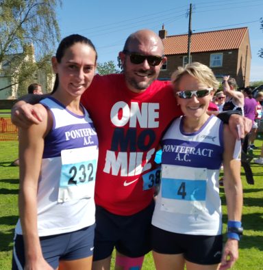 Running for colorectal cancer with colleagues from the surgical assessment unit at Jimmy's