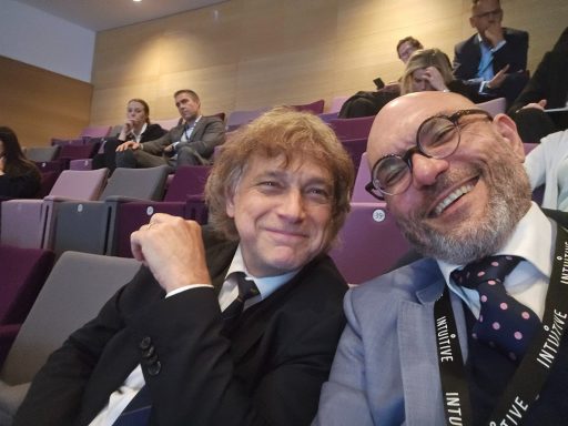 Catching up with top boss and trainer Mr Sagar at Association of Coloproctology Meeting in Cardiff